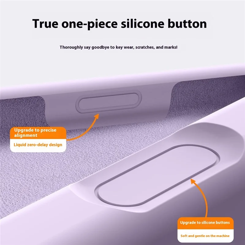 For iPhone 18 Pro Max / 17 Pro Max Case Soft Microfiber Lining Liquid Silicone + PC Phone Cover - Bean Purple