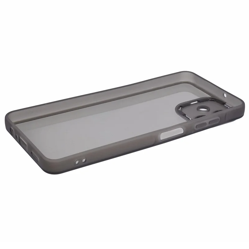 Bulk Purchasing 20Pcs For Samsung Galaxy A06 4G Case Electroplated Camera Frame TPU Phone Cover Precise Cutouts - Transparent Black