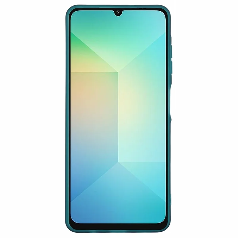 Bulk Purchasing 20Pcs For Samsung Galaxy A06 4G Case Electroplated Camera Frame TPU Phone Cover Precise Cutouts - Transparent Green