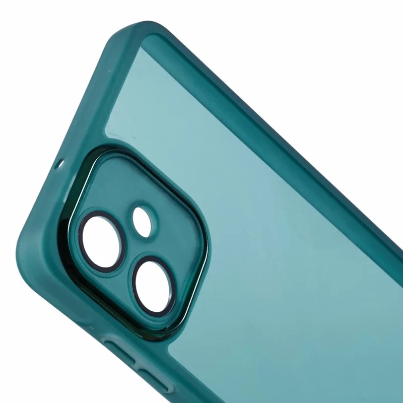 Bulk Purchasing 20Pcs For Samsung Galaxy A06 4G Case Electroplated Camera Frame TPU Phone Cover Precise Cutouts - Transparent Green