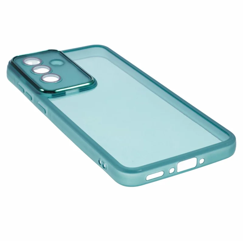 Bulk Purchasing 20Pcs For Samsung Galaxy A26 5G Case Electroplated Camera Frame TPU Phone Cover Precise Cutouts - Transparent Green