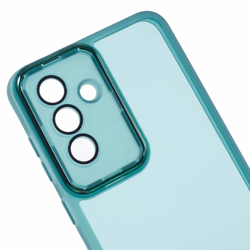 Bulk Purchasing 20Pcs For Samsung Galaxy A26 5G Case Electroplated Camera Frame TPU Phone Cover Precise Cutouts - Transparent Green