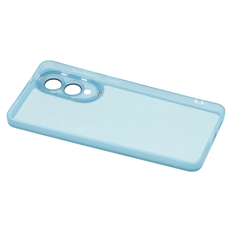 Acquisto all'ingrosso 20 pezzi per custodia Samsung Galaxy S25 Edge Cornice fotocamera placcata in metallo TPU Copertura telefonica con tagli precisi - Blu trasparente