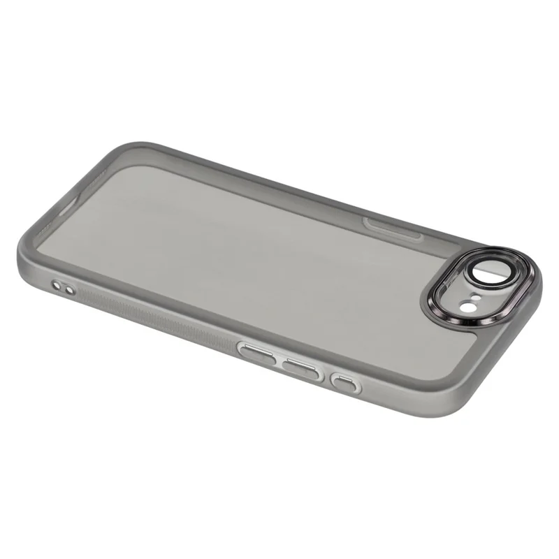 Bulk Purchasing 20Pcs For iPhone 16e Case Electroplated Camera Frame TPU Phone Cover Precise Cutouts - Transparent Black