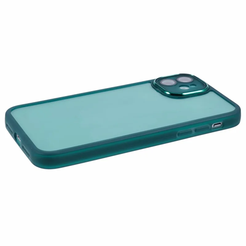 Bulk Purchasing 20Pcs For iPhone 11 Case Electroplated Camera Frame TPU Phone Cover Precise Cutouts - Transparent Green