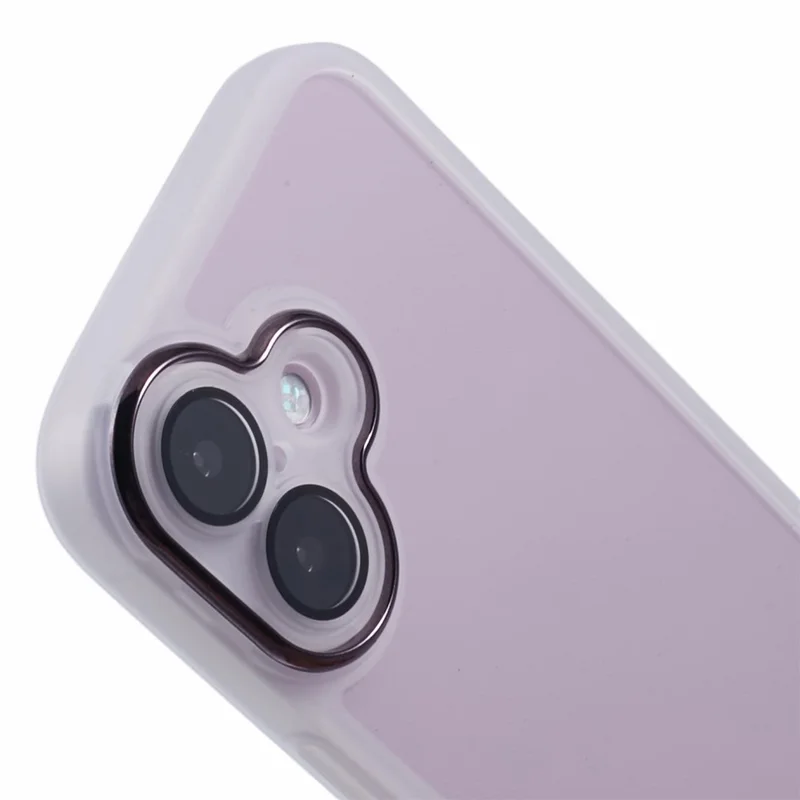 Bulk Purchasing 20Pcs For iPhone 16 Case Electroplated Camera Frame TPU Phone Cover Precise Cutouts - Transparent White