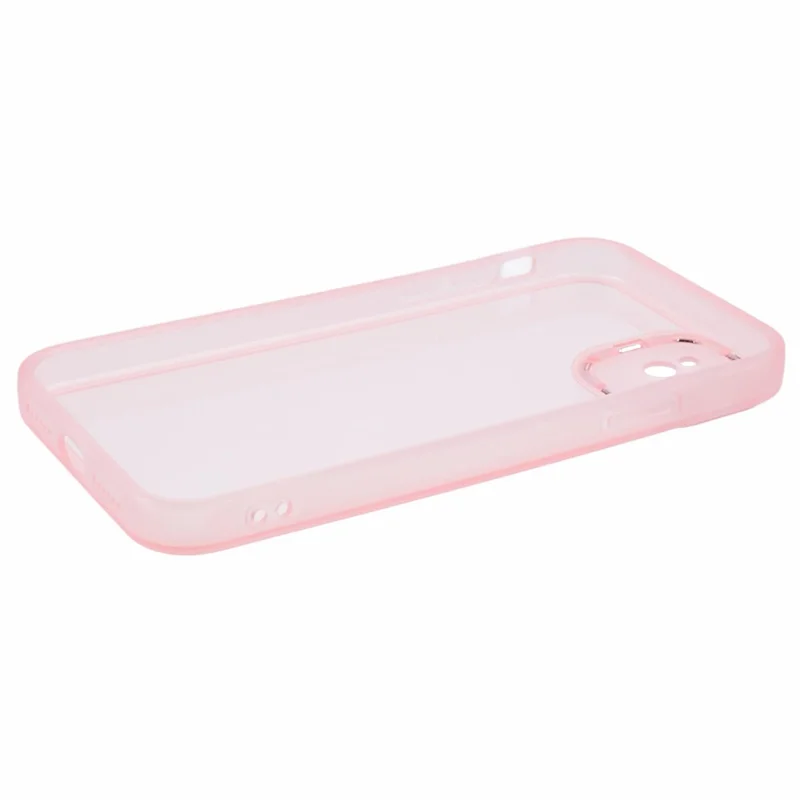 Großeinkauf 20 Stück iPhone 12 Hülle Elektrolytisch beschichteter Kamerarahmen TPU Handyhülle mit präzisen Aussparungen - Transparent Rosa