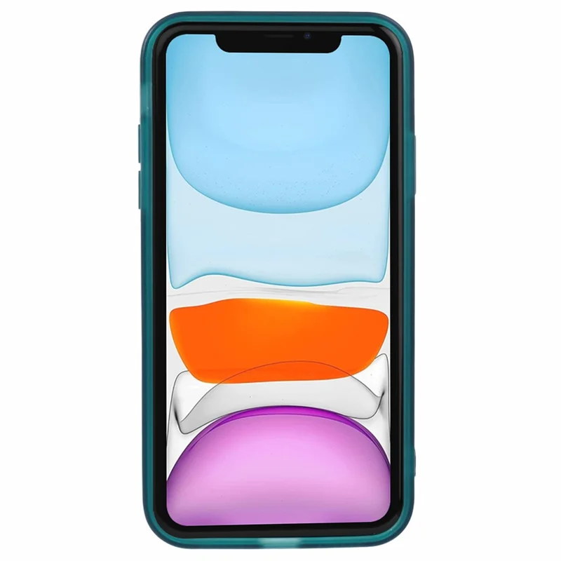 Bulk Purchasing 20Pcs For iPhone 12 Case Electroplated Camera Frame TPU Phone Cover Precise Cutouts - Transparent Green