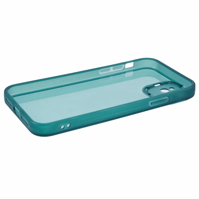 Bulk Purchasing 20Pcs For iPhone 12 Case Electroplated Camera Frame TPU Phone Cover Precise Cutouts - Transparent Green
