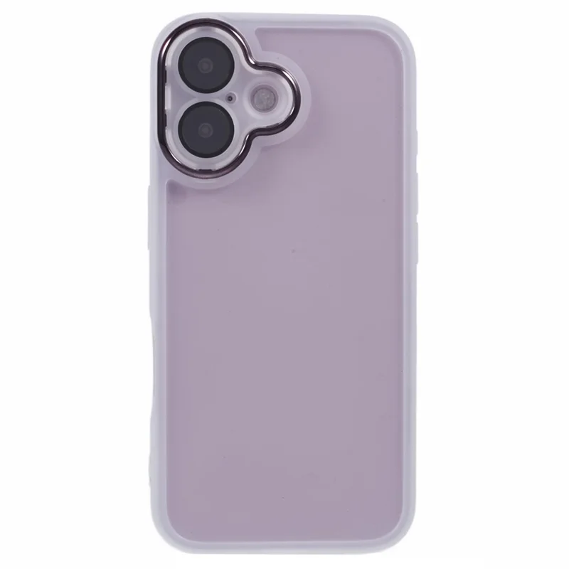 Compra em Bulk 20 Peças de Capa para iPhone 16 Plus com Moldura Eletroplastada para Câmera, Capa de Telefone TPU com Recortes Precisos - Branco Transparente