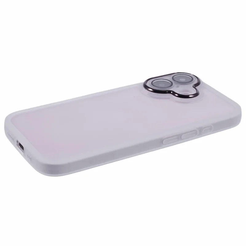 Compra em Bulk 20 Peças de Capa para iPhone 16 Plus com Moldura Eletroplastada para Câmera, Capa de Telefone TPU com Recortes Precisos - Branco Transparente