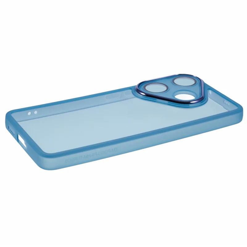 Bulk Purchasing 20Pcs TPU Case for Xiaomi Redmi Turbo 3 5G / Poco F6 5G Electroplated Camera Frame Phone Cover Precise Cutouts - Transparent Blue