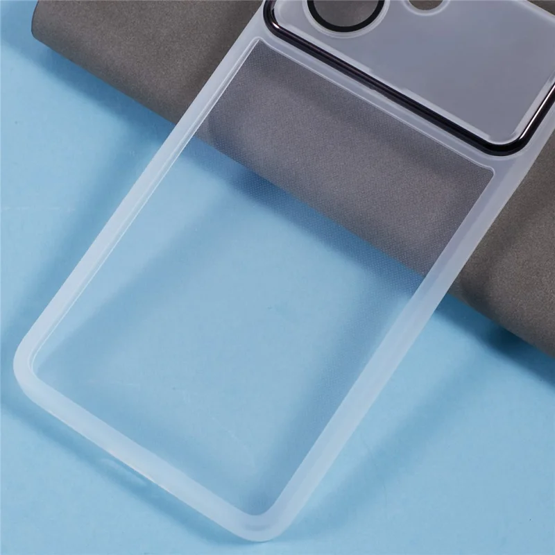 Bulk Purchasing 20Pcs For Xiaomi Redmi Note 13 Pro+ 5G Case Electroplated Camera Frame TPU Phone Cover Precise Cutouts - Transparent White