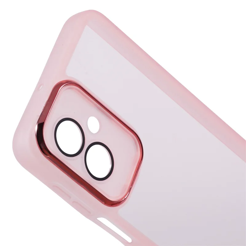 Оптовая закупка: 20 шт. TPU чехлов для телефонов Motorola Moto G54 5G / G54 Power 5G / G64 5G с точными вырезами - прозрачный розовый