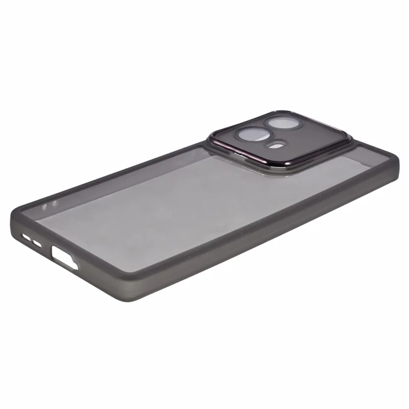 Achat en gros 20 Pièces Étui pour Motorola Moto G85 5G Cadre de Caméra Électrolytique TPU Housse de Téléphone avec Découpes Précises - Noir Transparent