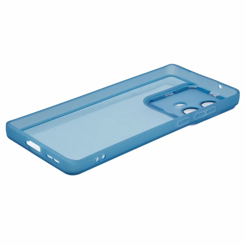 Bulk Purchasing 20Pcs For Motorola Moto G85 5G Case Electroplated Camera Frame TPU Phone Cover Precise Cutouts - Transparent Blue