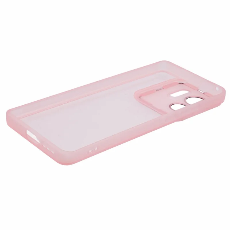 Achat en gros 20 Pièces Étui pour Motorola Edge 40 5G Cadre de Caméra Électroplacé Coque de Téléphone TPU Découpes Précises - Rose Transparent