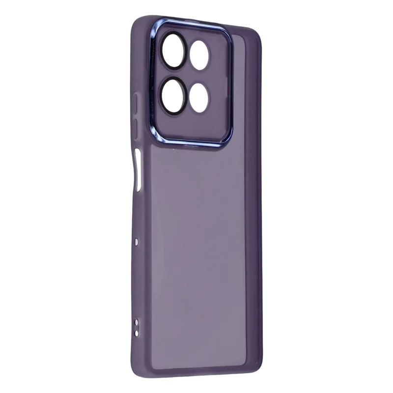 Bulk Purchasing 20Pcs For Motorola Moto G75 5G Case Electroplated Camera Frame TPU Phone Cover Precise Cutouts - Transparent Purple