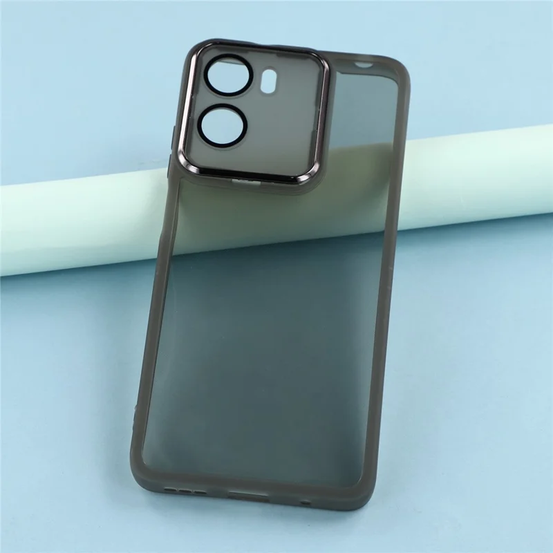 Bulk Purchasing 20Pcs For Motorola Moto G05 4G Case Electroplated Camera Frame TPU Phone Cover Precise Cutouts - Transparent Black