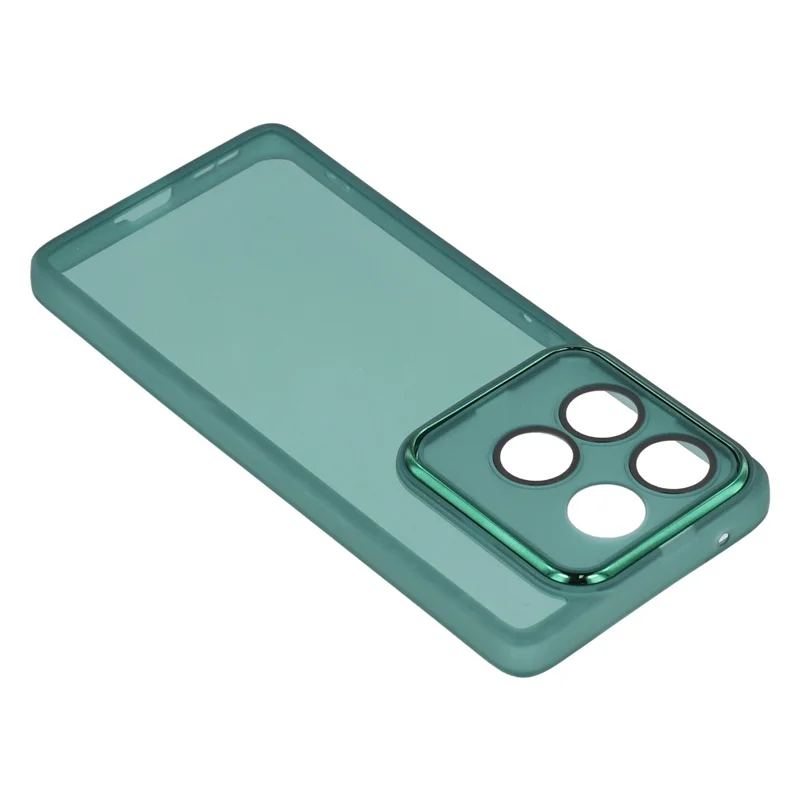 Compra al por mayor 20 unidades para Motorola Edge 60 Fusion 5G Carcasa Marco de cámara electrochapado TPU Funda de teléfono Recortes precisos - Verde transparente