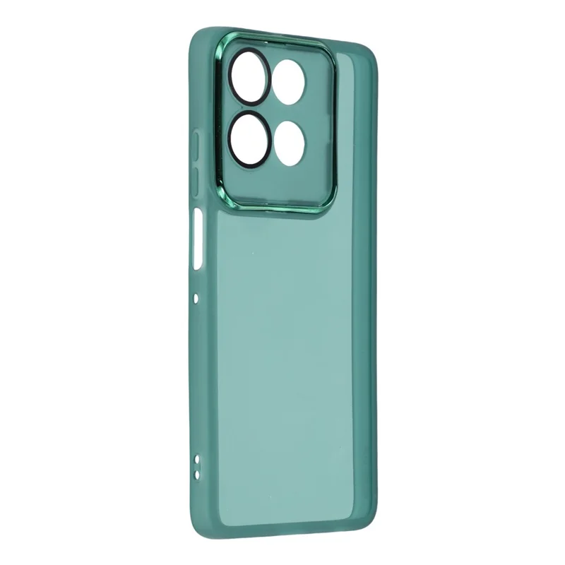Compra a granel 20 Unidades Funda para Motorola Moto G56 5G con Marco de Cámara Electrocromado - TPU Transparente en Verde