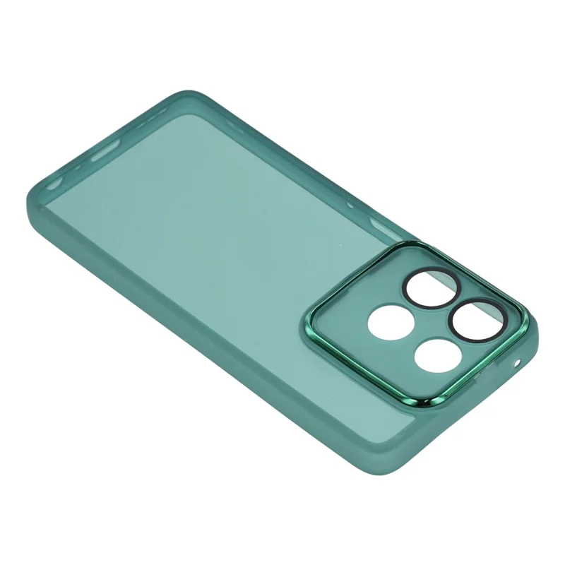 Compra a granel 20 Unidades Funda para Motorola Moto G56 5G con Marco de Cámara Electrocromado - TPU Transparente en Verde