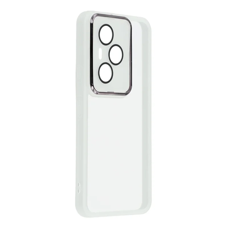 Compra a granel de 20 Fundas para Honor 400 Pro 5G (Global) Carcasa Chapada Electrolíticamente con Marco de Cámara TPU Cortes Precisos - Blanco Transparente