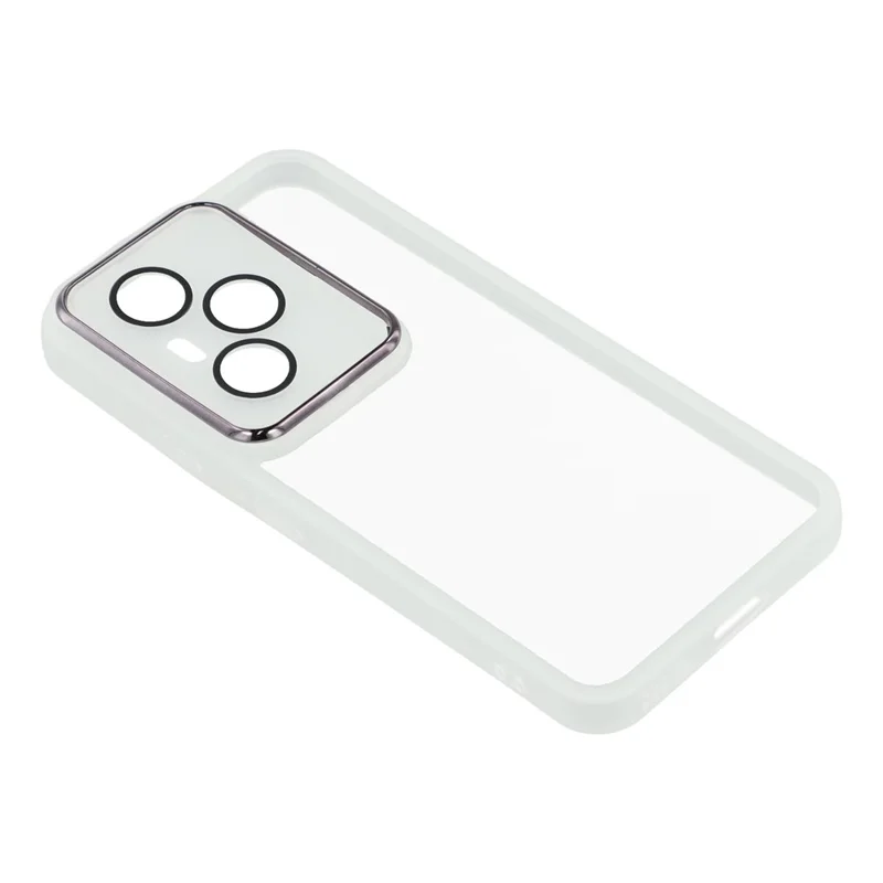 Compra a granel de 20 Fundas para Honor 400 Pro 5G (Global) Carcasa Chapada Electrolíticamente con Marco de Cámara TPU Cortes Precisos - Blanco Transparente