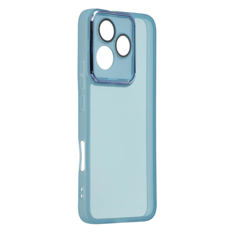 Bulk Purchasing 20Pcs For Honor 400 Lite 5G Case Electroplated Camera Frame TPU Phone Cover Precise Cutouts - Transparent Blue