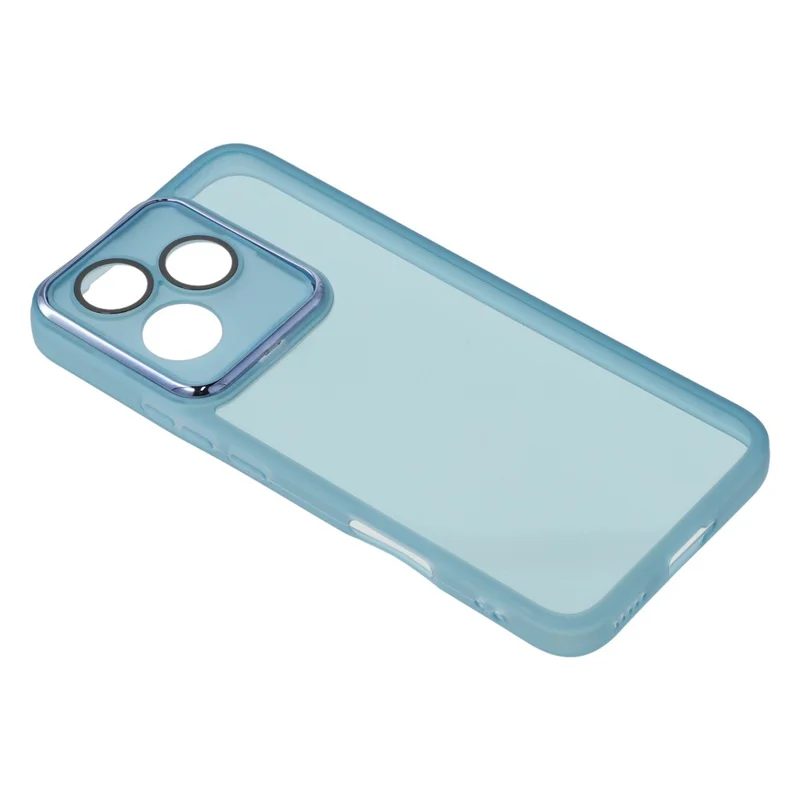 Bulk Purchasing 20Pcs For Honor 400 Lite 5G Case Electroplated Camera Frame TPU Phone Cover Precise Cutouts - Transparent Blue