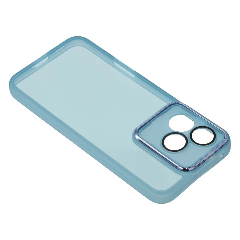 Bulk Purchasing 20Pcs For Honor 400 Lite 5G Case Electroplated Camera Frame TPU Phone Cover Precise Cutouts - Transparent Blue