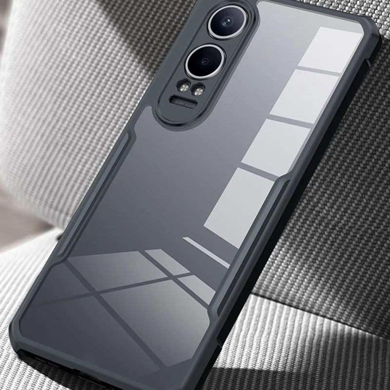 XUNDD Per OnePlus Nord CE4 Lite 5G / Oppo K12x 5G (Cina) Cover Antiurto TPU + Acrilico Trasparente per Smartphone