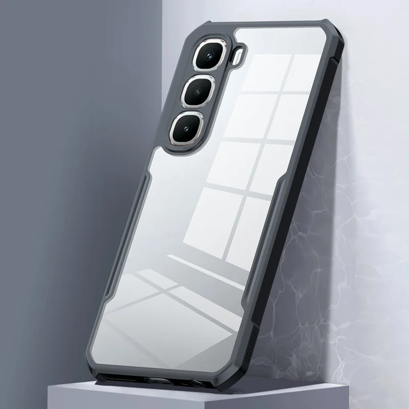 Чехол XUNDD для Infinix Hot 60 Pro 4G противоударный TPU + акриловый прозрачный задний чехол для телефона