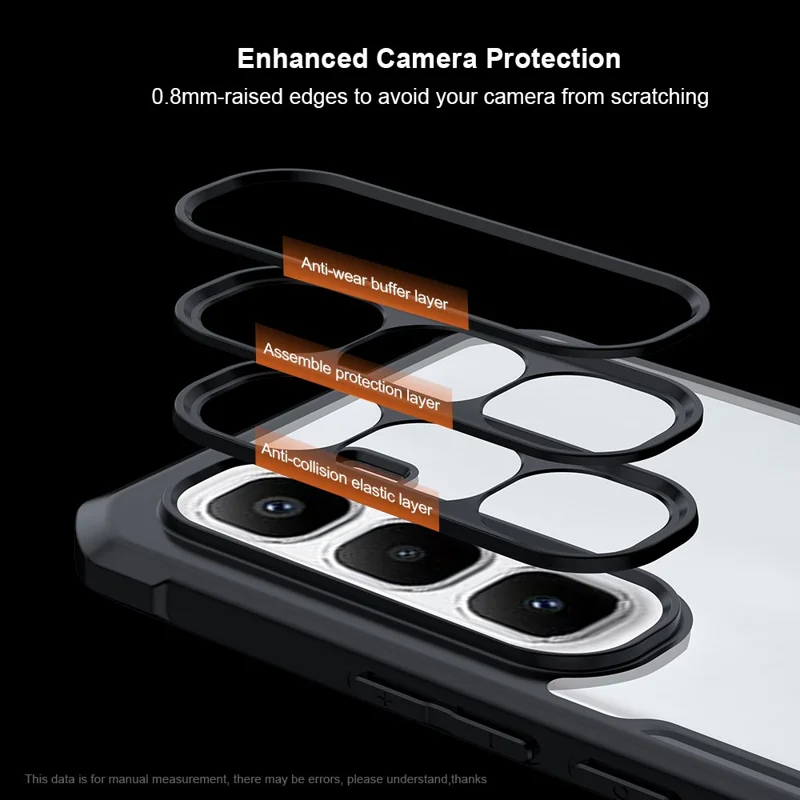XUNDD For Infinix Hot 60 Pro+ 4G Case Dropproof TPU + Acrylic Clear Back Phone Cover