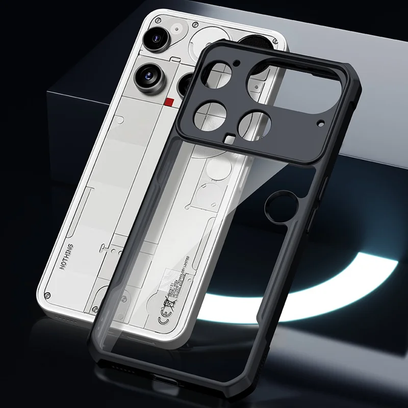 Funda XUNDD para Nothing Phone (3) 5G Antigolpes de TPU + Acrílico Transparente