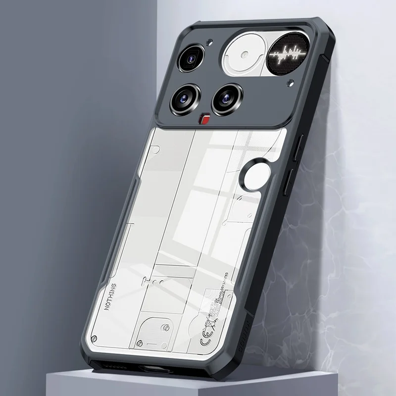 Funda XUNDD para Nothing Phone (3) 5G Antigolpes de TPU + Acrílico Transparente