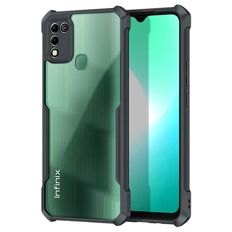 XUNDD For Infinix Hot 11 Play Case Dropproof TPU + Acrylic Clear Back Phone Cover