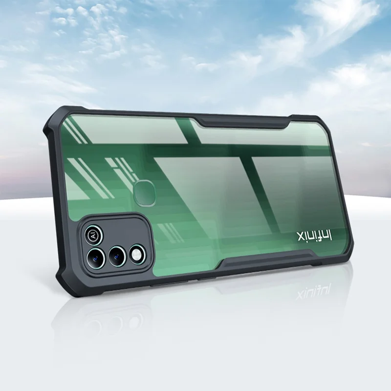 XUNDD For Infinix Hot 11 Play Case Dropproof TPU + Acrylic Clear Back Phone Cover