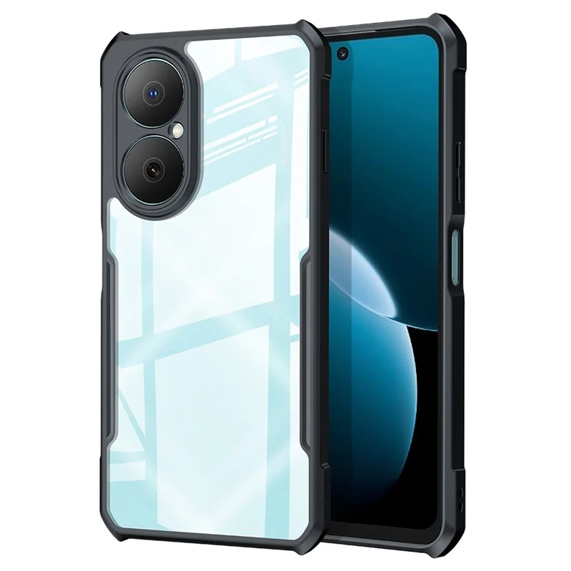 XUNDD Pour Huawei Nova Y73 4G Étui Antichoc TPU + Acrylique Coque Arrière Transparente pour Téléphone
