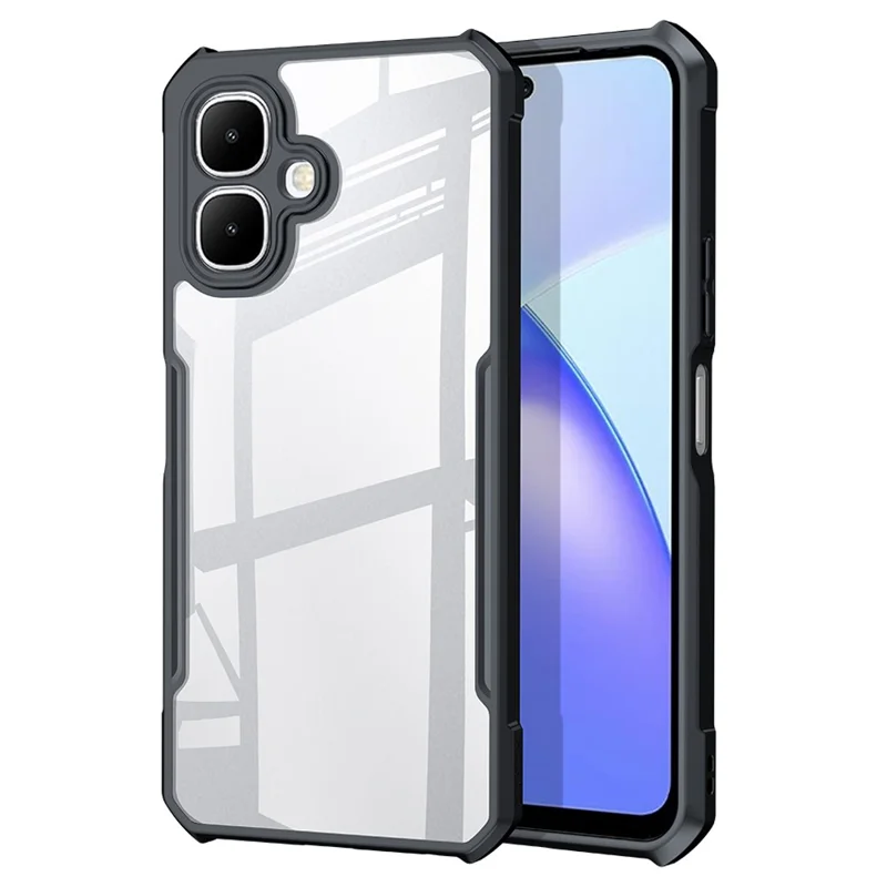 XUNDD per Infinix Smart 10 Cover Antiurto TPU + Acrilico Trasparente Custodia Posteriore per Telefono