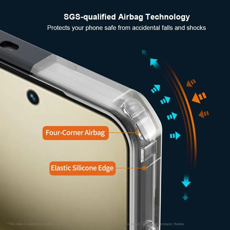 Capa XUNDD para TECNO Spark 40C Resistente a Quedas TPU + Acrílico Transparente para Celular