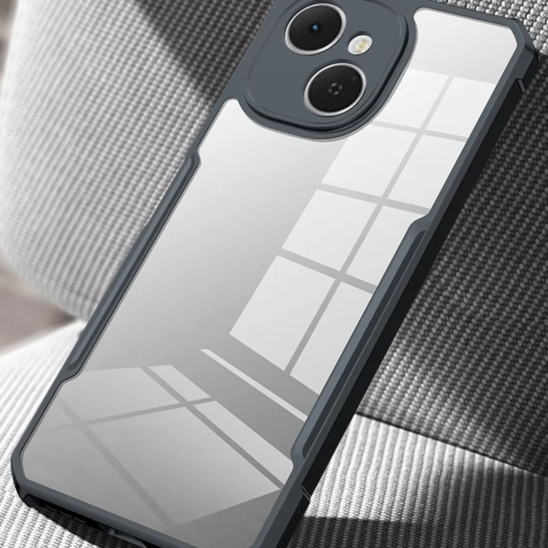 Capa XUNDD para TECNO Spark 40C Resistente a Quedas TPU + Acrílico Transparente para Celular