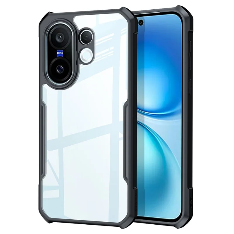 XUNDD For vivo X200 FE 5G Case Dropproof TPU + Acrylic Clear Back Phone Cover