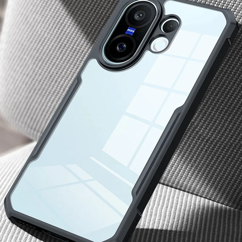 XUNDD For vivo X200 FE 5G Case Dropproof TPU + Acrylic Clear Back Phone Cover