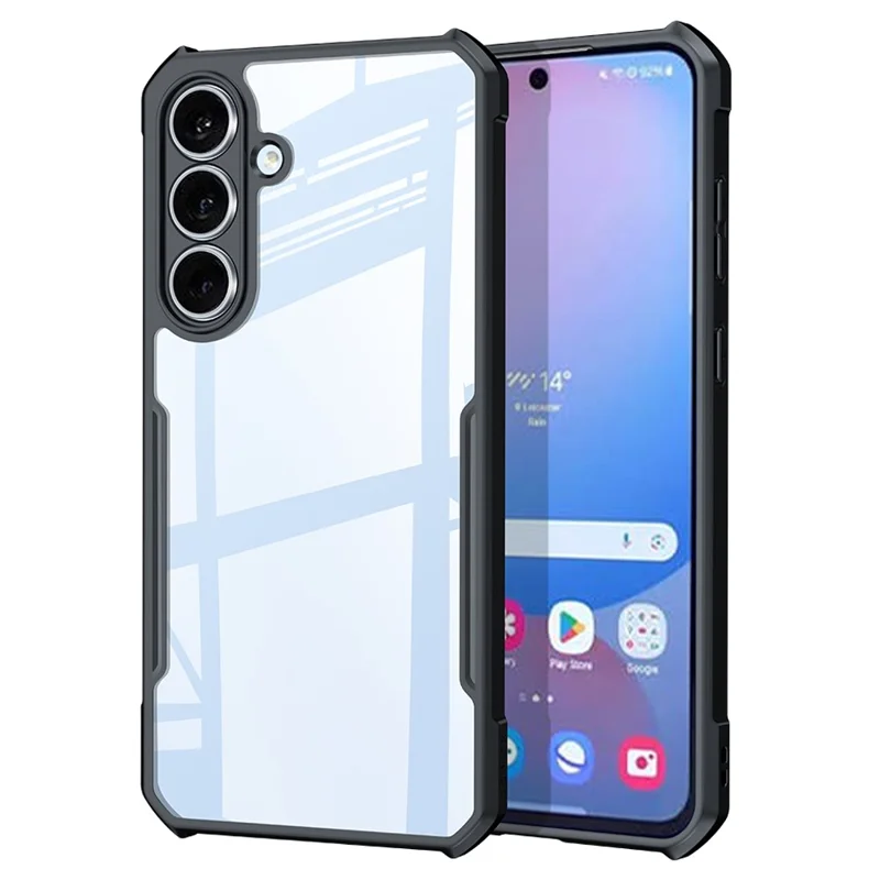 XUNDD For Samsung Galaxy S25 FE Case Dropproof TPU + Acrylic Clear Back Phone Cover