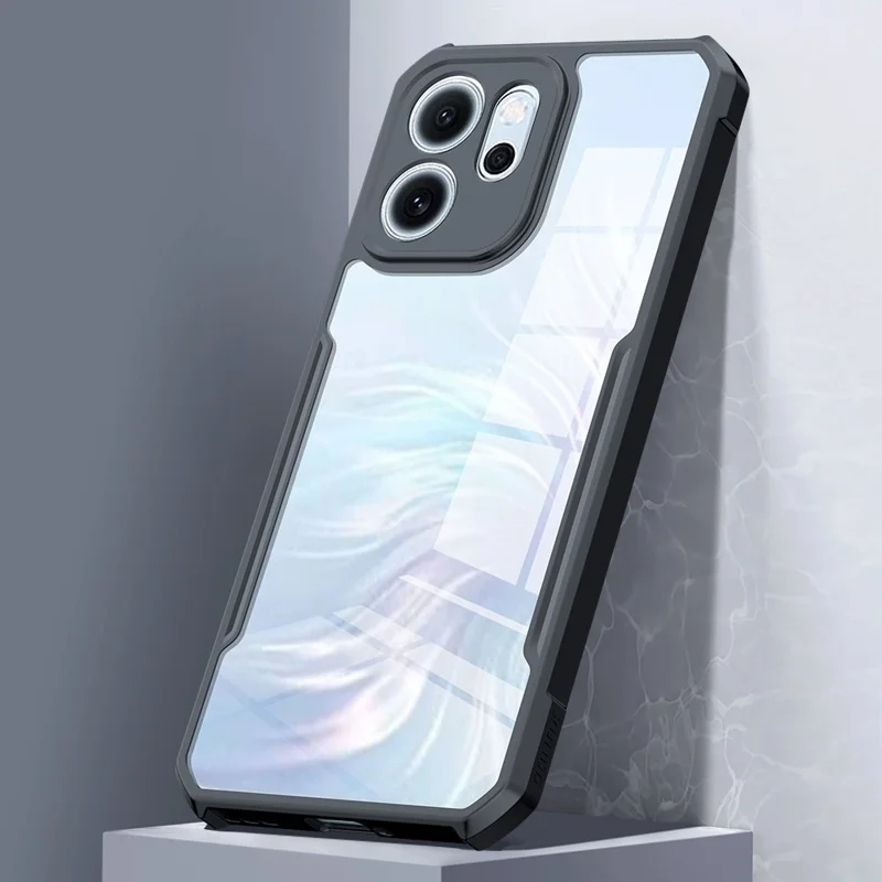 XUNDD For Oppo Reno14 F 5G Case Dropproof TPU + Acrylic Clear Back Phone Cover