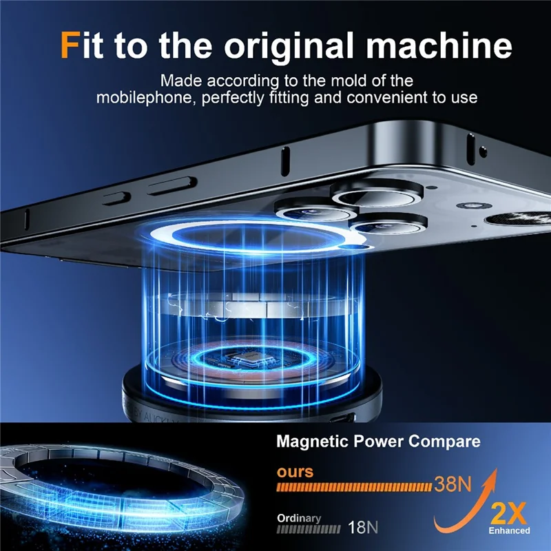 Magic Shield Magnetic Series for Nothing Phone (3) 5G Case Metal + TPU Phone Cover with Lens Guard - Black