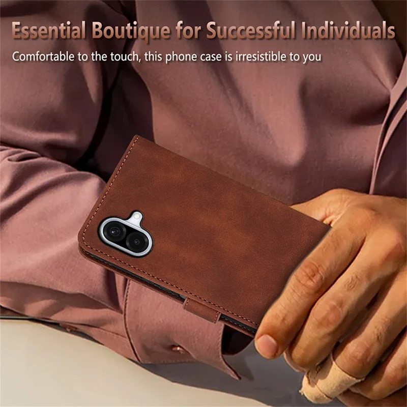 AZNS For Samsung Galaxy A07 4G Case PU Leather Wallet Phone Cover - Brown
