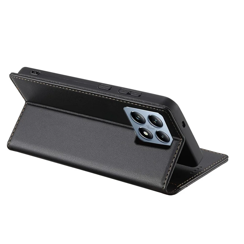 N.BEKUS P3 per Xiaomi 14T Pro Cover Portafoglio con Blocco RFID e Supporto in Pelle PU Flip - Nero