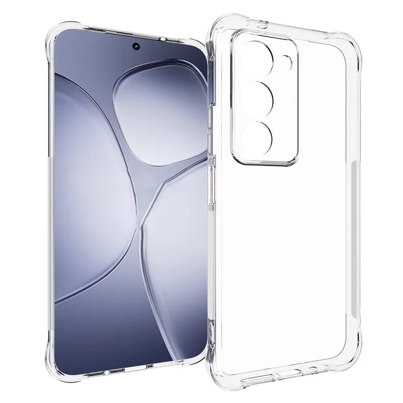 Capa de Telefone TPU para Xiaomi Redmi 15 5G, Transparente e Antiderrapante
